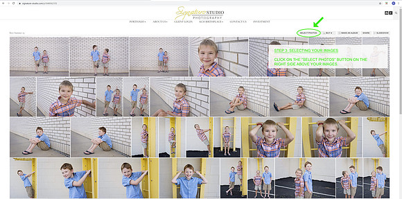step 3A select photos