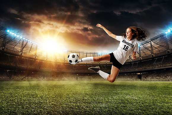Collage Mix Soccer field